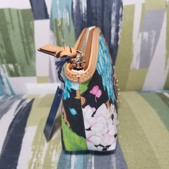 Dooney & Bourke Hydrangea Monogram Cosmetic Pouch Multipurpose Clutch LAST ONE